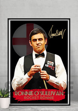 Snooker Legends Signed Prints (Multi choice) Collectables/memorabilia/gifts #138