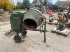 Large Wingett Heavy Duty Diesel Cement Mixer with Petter Engine 1973