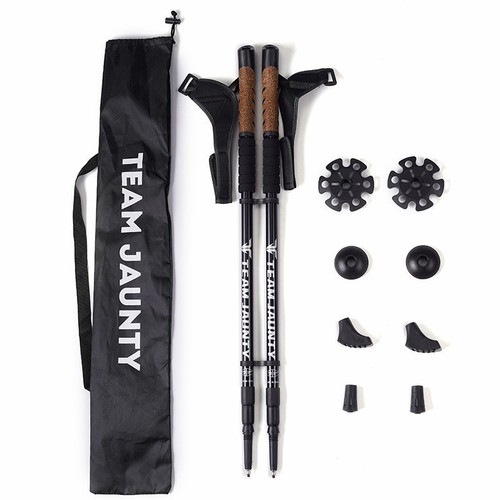 2pcs telescopic walking hiking - telescopic,