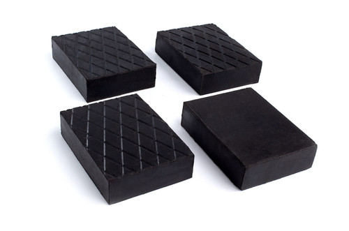 Jacking beam rubber support - jacking,