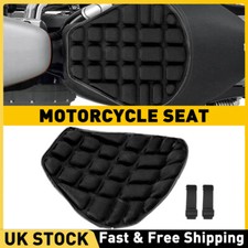 Comfort Gel Seat Cushion Universal AUXITOrbike Motorcycle Pillow Pad Cover UK
