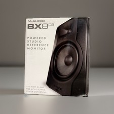 M-Audio BX8 D3 Active Studio Monitors Black, Pair [Mint]