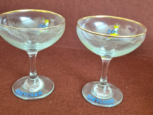 Babycham glasses 2 - babycham,