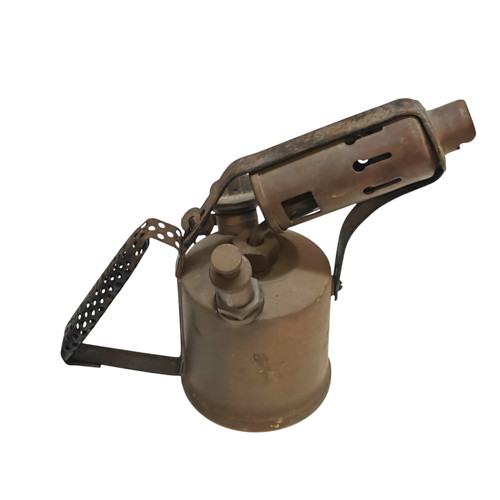 Vintage brass blow torch - brass,