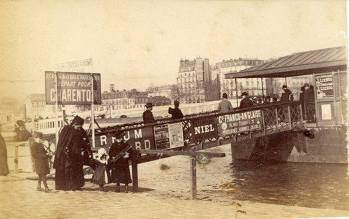 France the departure barge - france,,