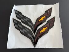 Corvette C7 Front Rear Emblem Badge 2014-2019 Cross Flag logo