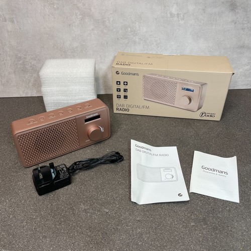 Goodmans dab radio - radio, rose