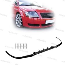 Gloss Black For Audi TT MK1 8N Car Front Bumper Lip Spoiler Splitter Kit ABS