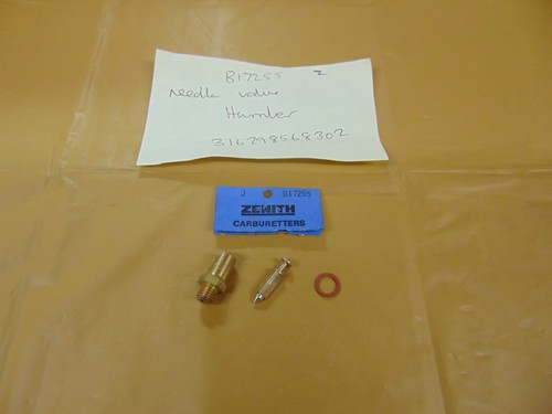 Zenith needle valve humber - zenith,