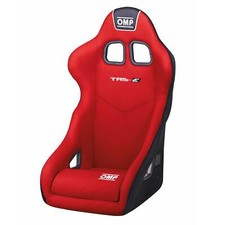 OMP TRS-E Steel Frame Car Seat, Red Velour (Standard) - FIA 8855-1999 Approved