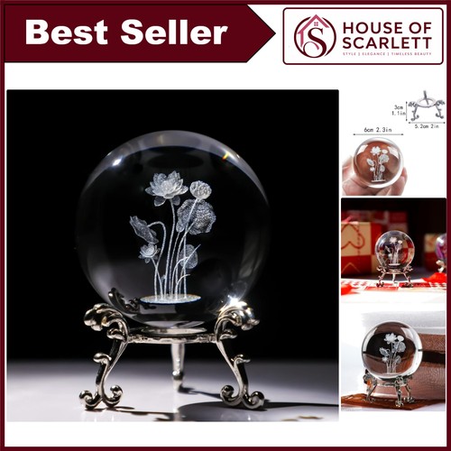 60mm crystal ball - crystal, with
