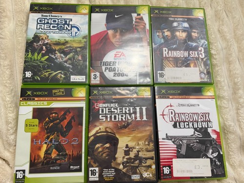 Original xbox game bundle - game, x6