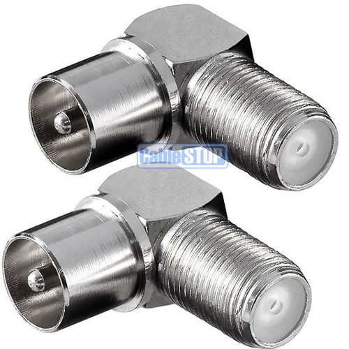 Right angle male - male, f