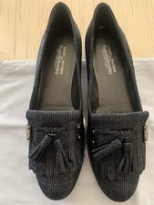 Stuart Weizmann For Russell & Bromley Ladies Checked Brogues Size 41 Never Worn