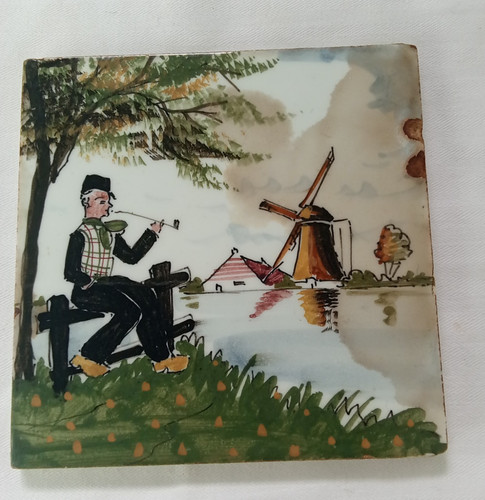 Vintage delft hand painted - vintage,