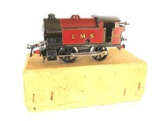 AC4619:Vintage Hornby 0 Gauge Clockwork LMS Tank Locomotive