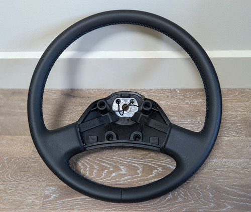 New leather steering - leather, for