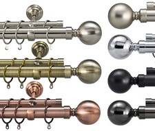 Designer Metal Double Curtain