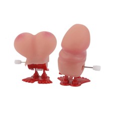 Jumping Jolly Boobie Willy Wind up Toy Hen Party Funny Gag Gift Office Prank