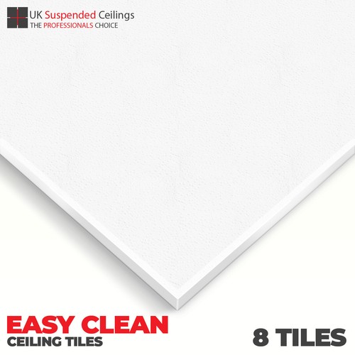 White vinyl suspended ceiling - suspended,