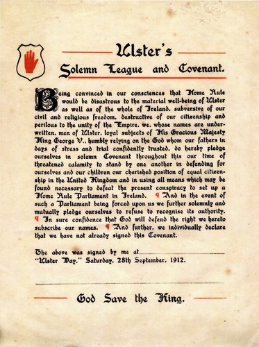 Ulster solemn league and - league,