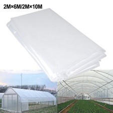 Gardening DIY Material Cover for Greenhouse Roof Clear Polythene Plastic