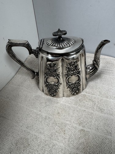 Antique silver plated - plated, teapot