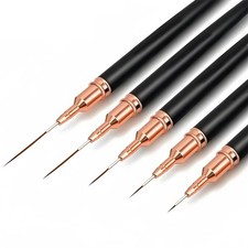 5 Pcs Liner Brush Fine Nail