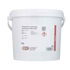 Potassium Carbonate Anhydrous 99% ACS - Food Grade 5Kg *Free P&P*