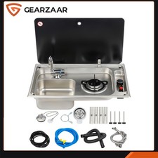 Campervan Sink For Caravan RV Motorhome Camper SINGLE BURNER & Camper Cooker Hob