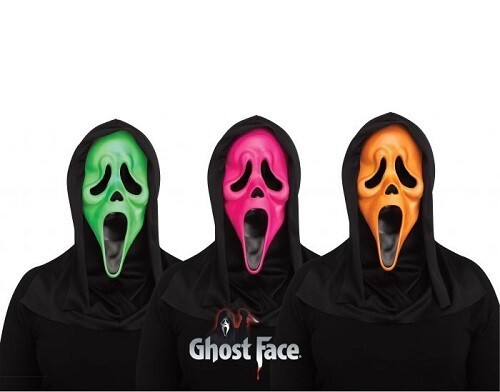 Ghost face fluorescent mask - ghost,