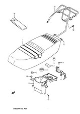 Suzuki Genuine Central Silenbloc CP80 CS125 FM50 Body Frame 09321-14005-000