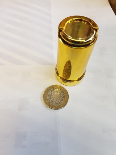Pound coin holder gold - £1.00,