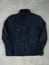 Barbour International Steve McQueen Washed Navy Jacket XL Men’s Field Utility