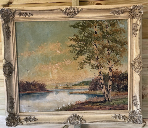 Large antique impressionist - large,
