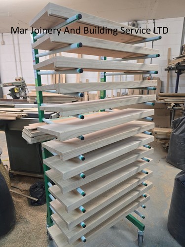 Full oak stairs treads - full, and