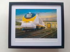 Philip Hawkins Steam Train print 'North Pole Dawn (1994)'   FRAMED