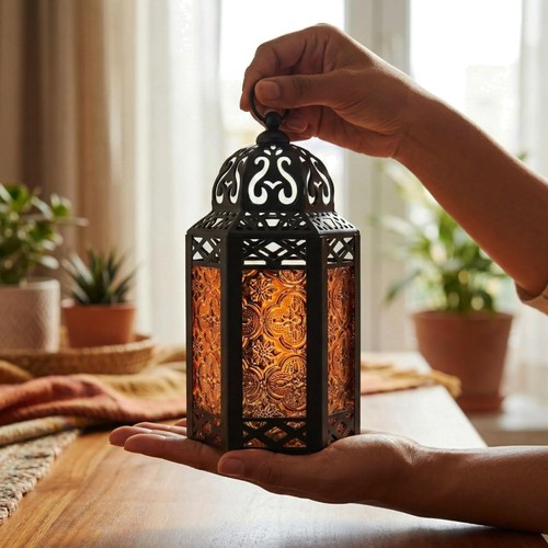 Stylish moroccan lantern - moroccan,