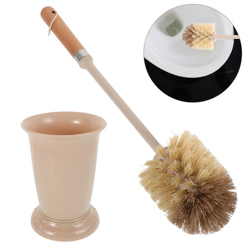 Large wooden toilet brush - wooden,