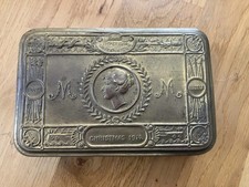 WWI Christmas 1914 Brass Tin