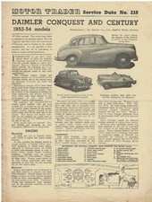 DAIMLER CONQUEST & CENTURY