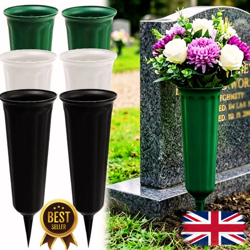 Grave vase spike memorial - vase,