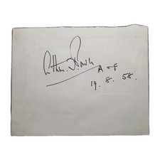 Signed Sir ARTHUR POWER 1958