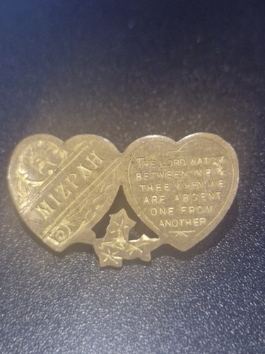 Victorian 1890s mizpah double - mizpah,