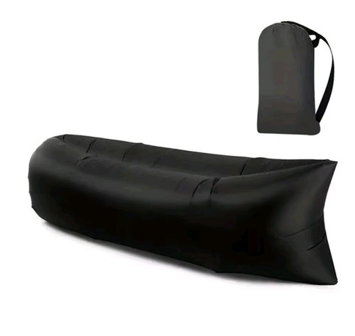Black inflatable air sofa - air, lazy