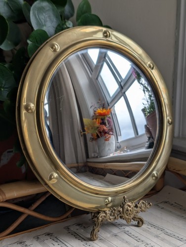 Vintage round porthole mirror - porthole,