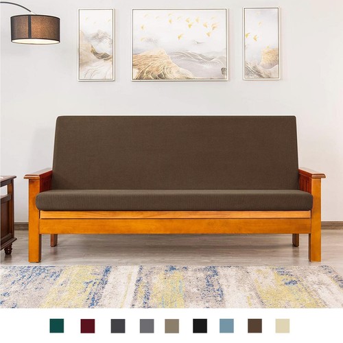 Jacquard stretch armless futon - jacquard,