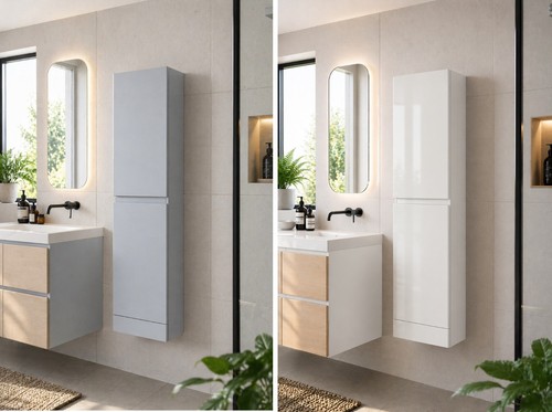 Tall bathroom storage cabinet - tall,