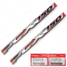 2X Chrome Side Logo Decal