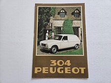 PEUGEOT 304 VAN SALES BROCHURE